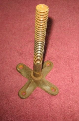 Antique Victorian Cast Iron Piano Stool Chair Height Adjuster Part Stock Code B