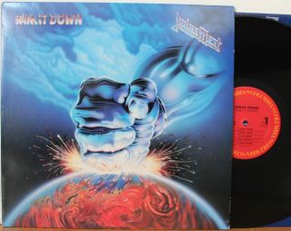 Judas Priest Lp “ram It Down” Columbia 44244 Nm/vg,