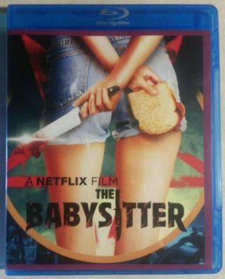 The Babysitter Blu - Ray No Digital Or Dvd Film Rare Samara Weaving Netflix