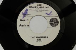 The Moments You Really Got Me / Money World Artists Dj (steve Marriott) 45 Hear