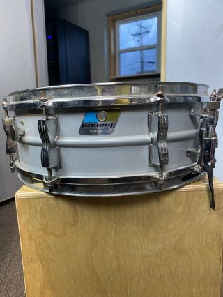 Ludwig Acrolite Snare Drum 14 " X5 " Vintage 80s