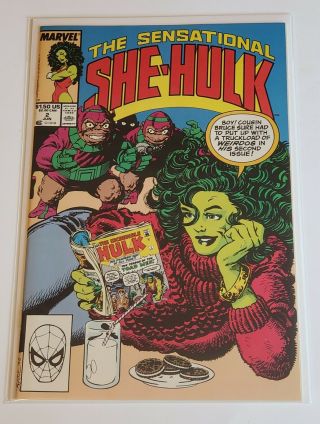 The Sensational She - Hulk 2,  3,  4,  5,  6,  7 (Marvel 1989) Very Fine 2