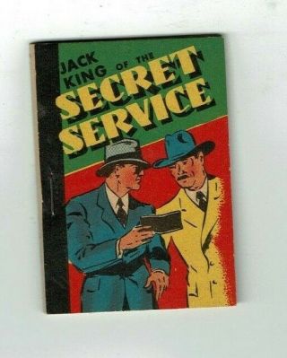 1939 Rare Jack King Of The Secret Service And Counterfeiters Penny Book By Gray
