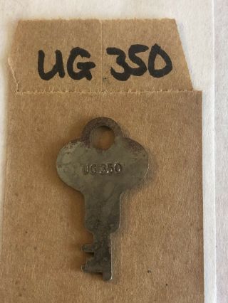 Antique Steamer Trunk Key Ug350 Antique Key Excelsior Chest Lock - Ug350