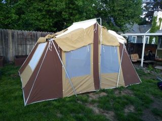 Classic Vintage Western Field Cabin Wall Tent 9 X 12