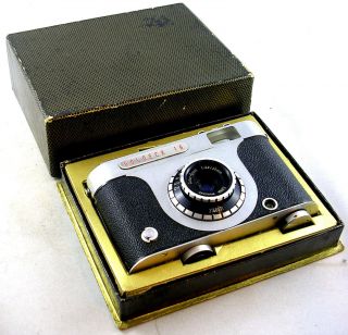 Vintage 1959 Boxed Goldeck 16 (82) Germany Subminiature Camera For 16mm Film