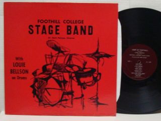 Louis Bellson Jazz At Foothill Rare 1965 Private Press Lp Foothill Co Stage Band