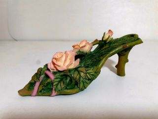 Just The Right Shoe Courageous Rose 25124 2000 Raine Designs Breast Cancer