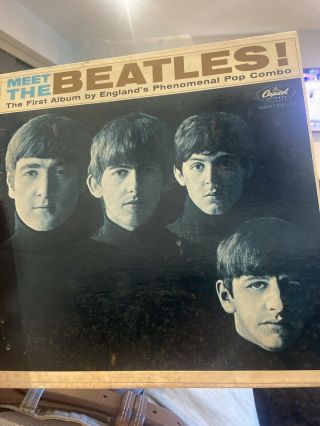 Meet The Beatles Vinyl.  1964 Mono Vg