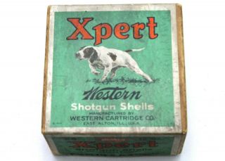 Western Xpert 12 Gauge Empty 2 Piece Shotshell Shot Shell Box