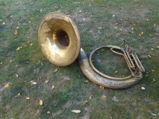 Vintage Elkhorn By Getzen Sousaphone For Restore