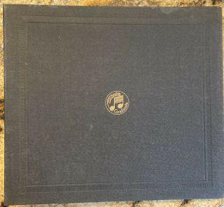 12 - Inch Columbia Grafonola Album Book With 12 Pockets From C1918 Cond