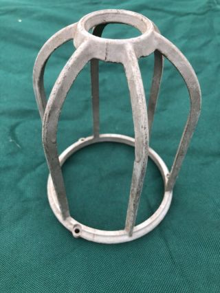 Vintage Industrial Coughtrie Glasgow Light Lamp Part Cage