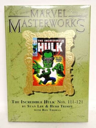 Marvel Masterworks Vol 115 The Incredible Hulk Hc