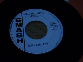 JERRY LEE LEWIS 45.  I ' M ON FIRE / BREAD & BUTTER MAN.  VG,  PROMO. 2