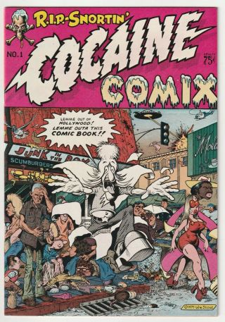 Cocaine Comix 1 - 1st Print - 1975 Last Gasp - Classic Underground