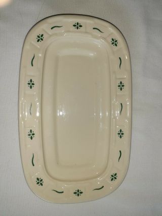 Longaberger Woven Traditions Heritage Green Butter Dish Bottom Replacement