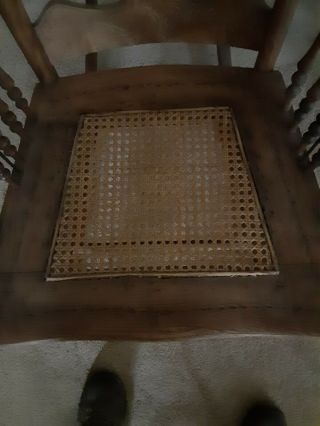 vintage wooden rocking chair 2