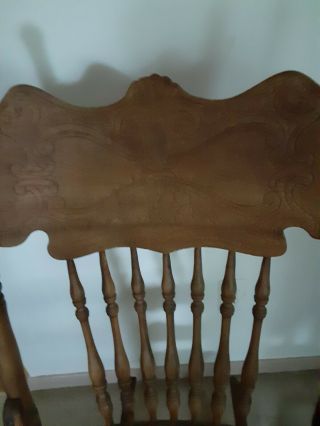 vintage wooden rocking chair 3
