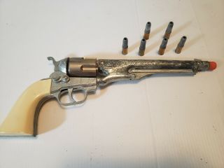 Vintage Hubley Model No.  1860 Cal.  44 Cap Gun Revolver