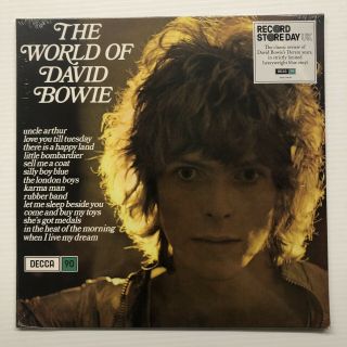 David Bowie The World Of David Bowie 12 " Blue Vinyl Lp Rsd2019 Reissue Lmtd.  Ed.