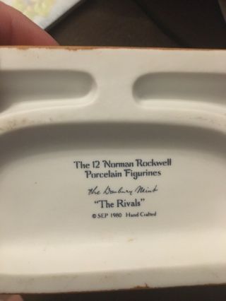 The 12 Norman Rockwell Porcelain Figurine 