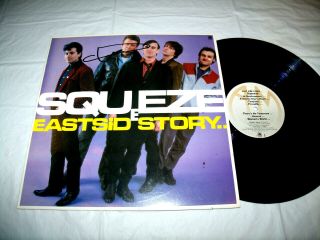 Squeeze - East Side Story 1981 Lp Signed By Chris Difford Autograph