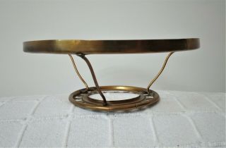 Vintage Brass Oil Lamp Shade Holder.  8 1/4 " Shade Fit Dia.  2 5/8 " Burner Fit Dia