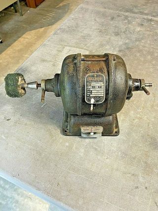 Vintage Baldor Lathe Two Speed 1/6 Hp Motor Code 210 Type 7003 C925