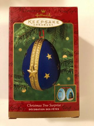 Hallmark Keepsake 2000 Christmas Tree Surprise Egg O Christmas Tree Ornament
