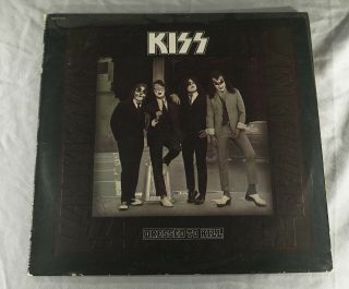1975 Kiss Dressed To Kill 33 1/3 Rpm Record Album