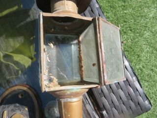 Victorian Carriage Lanterns Lights Lamps Buggy Cart Brass Antique Old Project