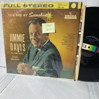 Jimmie Davis You Are My Sunshine - Decca 78896 Deep Groove Vg,  Rare Record
