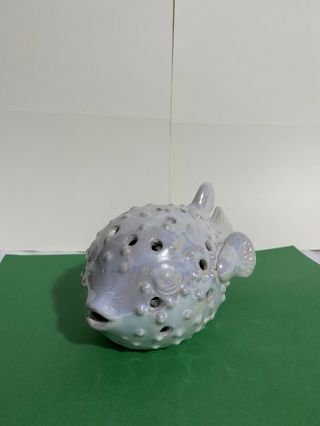 Puffer Fish Tealight Candle Holder Fairy Lamp