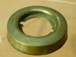Hinks & Son Antique Oil Lamp Brass Collar Patent No 2650