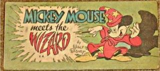 Cheerios 1947 Cereal Mini Giveaway Promo Y - 4 Disney Mickey Mouse Meets Wizard