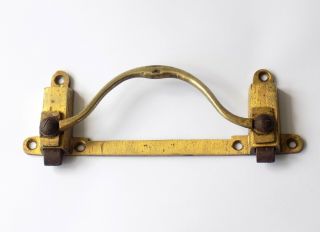Antique Georgian Brass Double Spring Catch For Tipping Tabletop.