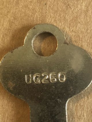 Antique Steamer Trunk Key UG260 Antique Key Excelsior Chest Lock - UG260 2