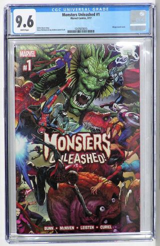 Cgc 9.  6 Monsters Unleashed 1 Marvel Comics Wraparound Cover