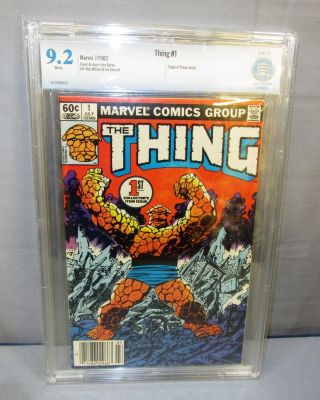Thing 1 (origin Retold,  White Pages) Cbcs 9.  2 Nm - 1983 Marvel Comics Cgc