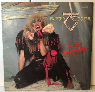 Twisted Sister Stay Hungry Lp Vinyl 1984 Atlantic 80156 - 1 Heavy Metal Vg/vg/vg,