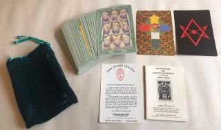 1978 Thoth Tarot Deck Aleister Crowley Antique Vintage Edition Belgium 78 Cards
