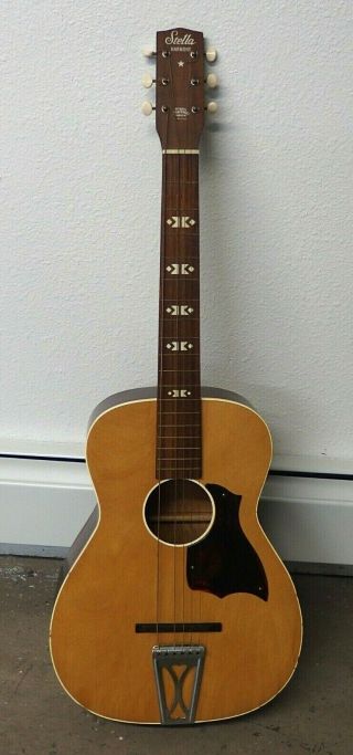 Vintage Harmony Stella Acoustic 1/4 Guitar 60 