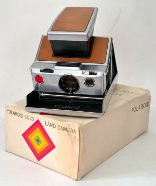 Vtg Polaroid Sx - 70 Alpha 1 Land Camera W/ Box Film Ships Same Day