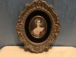Vintage A Cameo Creation Lady Dower By Sir Thomas Lawrence Framed Picture