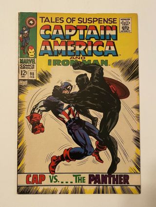 Tales Of Suspense 98 Captain America & Iron Man Black Panther Appearance