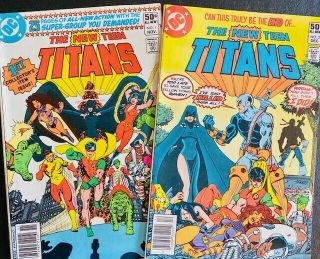 Dc The Teen Titans 1st & 2nd Collectors Item Issues,  Nov/dec 198,