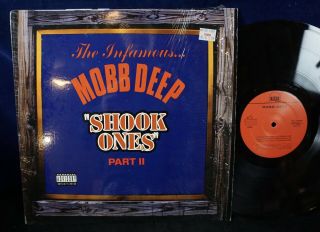 Mobb Deep Shook Ones Part Ii 12” W/ Acapella Hiphop Nm - Shrink