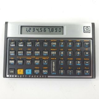 Vintage Hewlett Packard Hp 15c Calculator & Fresh Batteries