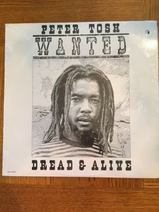 Peter Tosh - " Wanted Dread Or Alive - 1981 Lp,  Vinyl,  Cover In Shrink
